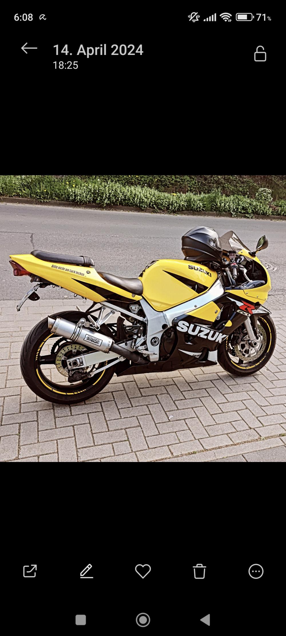 Motorrad verkaufen Suzuki Gsxr600 K1 Ankauf